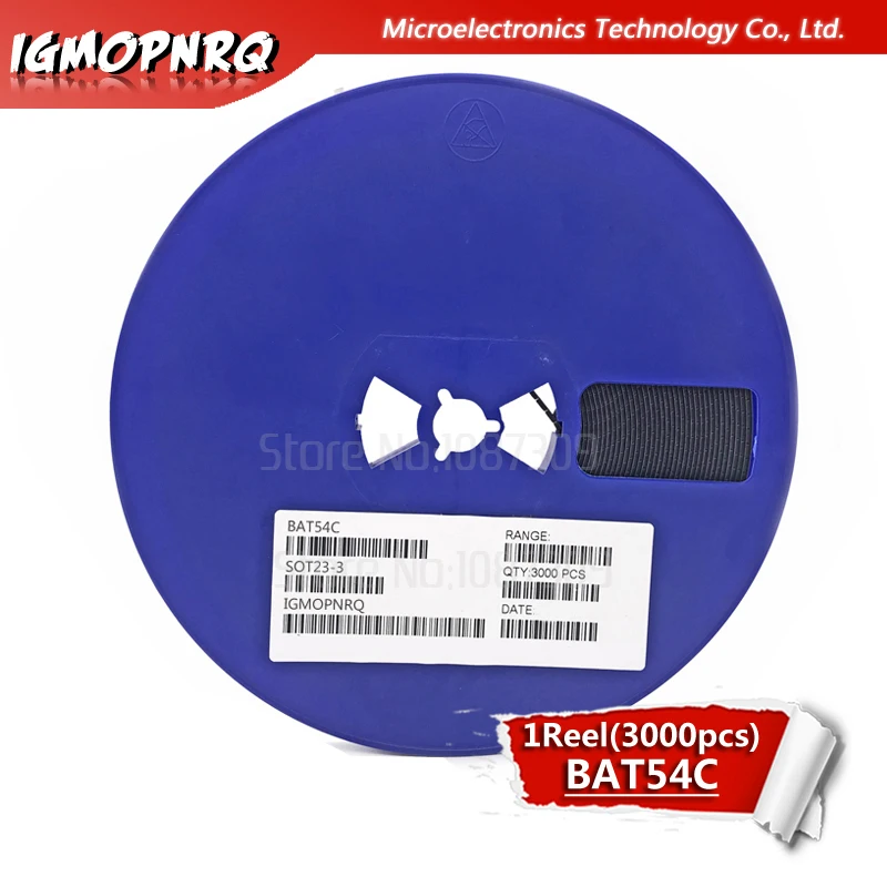 3000 шт. диод Шоттки SOT 23 KL3 BAT54 SURFACT MOUNT Schottky BARRIER BAT54C|Интегральные схемы| |
