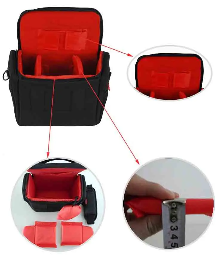 Digital DSLR Camera Video Bag Small SLR With Rain Cover For Canon EOS 6D 7D 70D 60D 700D 600D 100D 1200D 5D 40D 450D | Электроника