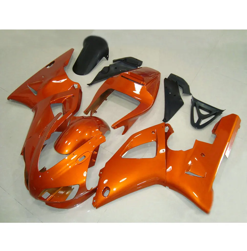 Комплект обтекателей для мотоцикла YAMAHA 1998 1999 YZF R1 98 99 сгоревшая оранжевая