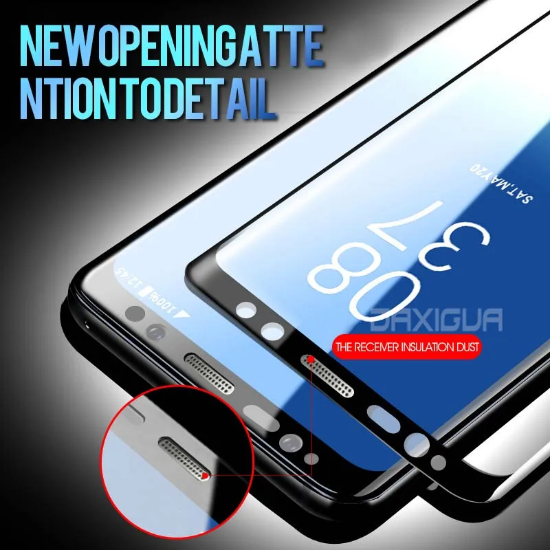 7D закаленное стекло с закругленными краями для samsung Galaxy Note9 Note8, Защита экрана для samsung S8 S9 Plus Note9, защитное стекло