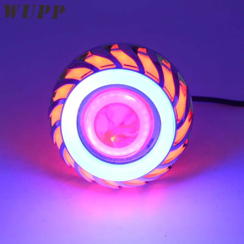 WUPP мотоцикл Ангел светодиодные фары дьявол глаза автомобильные супер Яркость