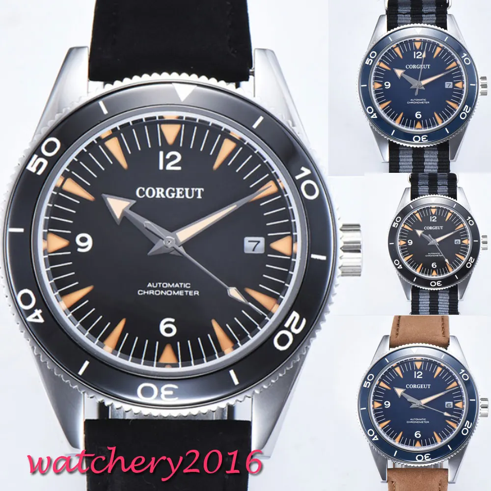 Мужские часы с автоматическим механизмом и циферблатом 41 мм | Наручные