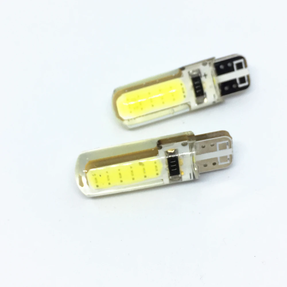 2 шт. водонепроницаемые светодиодные лампы для чтения T10 194 2825 W5W COB 12 В|Сигнальная
