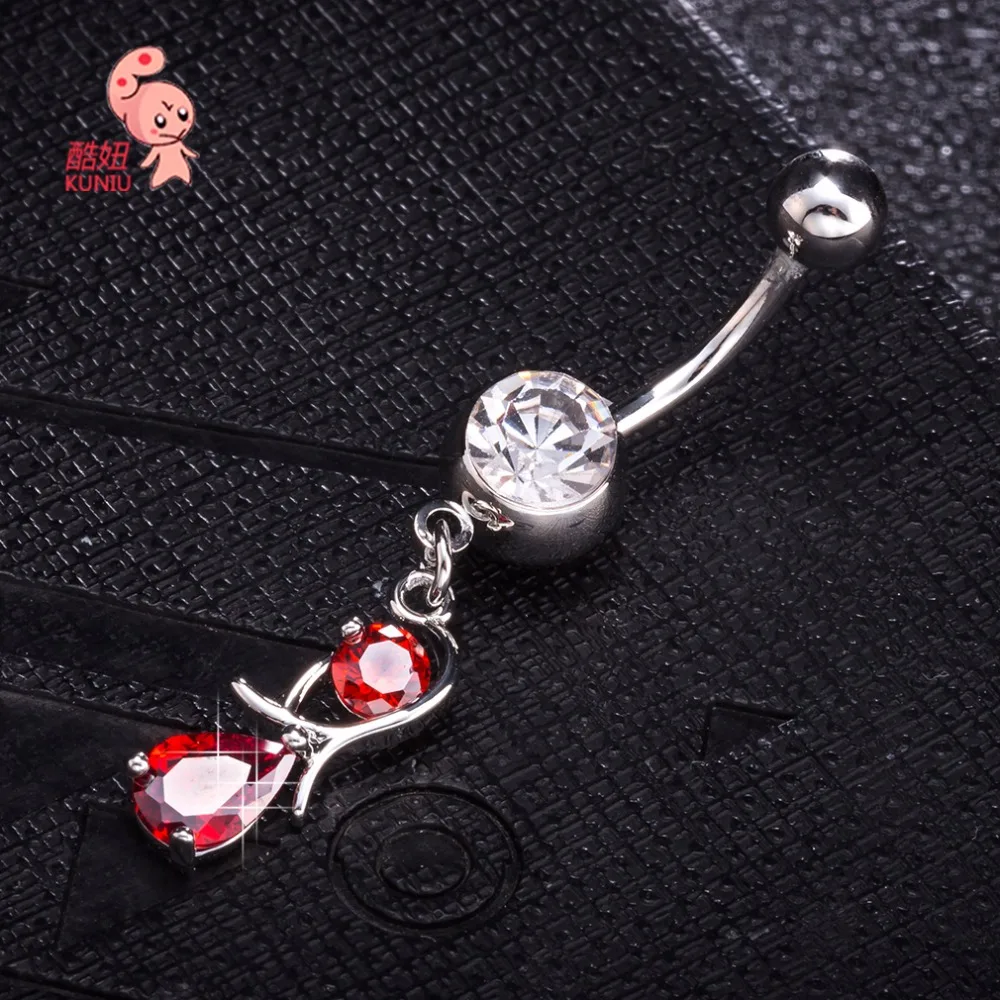 2018 Новая мода падение роскошный Циркон Кристалл серебро пупок пирсинг для пупка