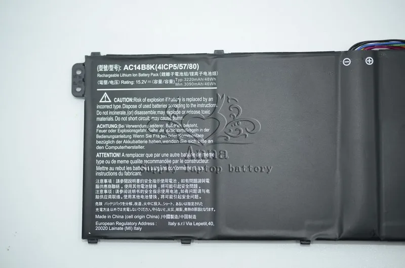 Новый оригинальный аккумулятор JIGU для ноутбука 15 2 в 48 Вт/ч Acer Aspire V3 371 AC14B8K|battery for