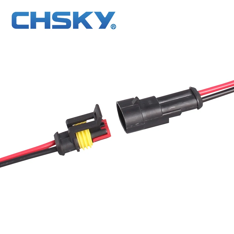 CHSKY 2 Kit контактный автомобильный Водонепроницаемый Электрический разъем с