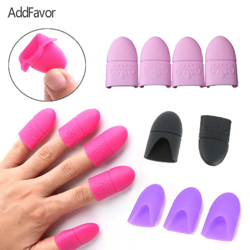 10 шт. силиконовые колпачки для снятия лака ногтей|gel remover|nail gel removerpolish remover |