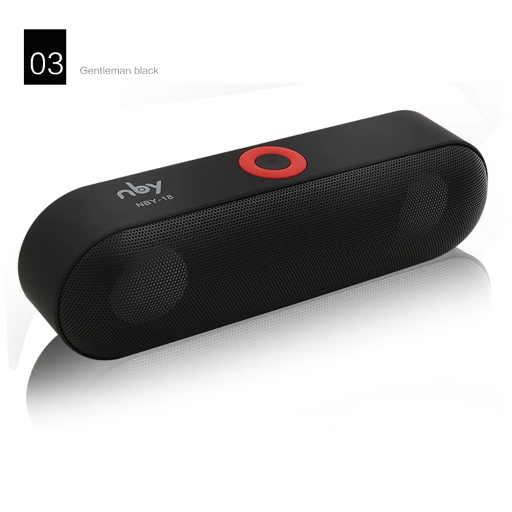 2018 NBY-18 Mini Bluetooth Динамик Портативный Беспроводной звук Системы 3D музыке стерео