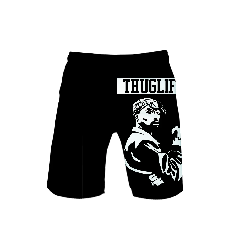 2PAC 3D шорты с принтом для мужчин горячая Распродажа повседневные крутые и дышащие Harajuku Новое поступление летние пляжные шорты K-pops плюс размер