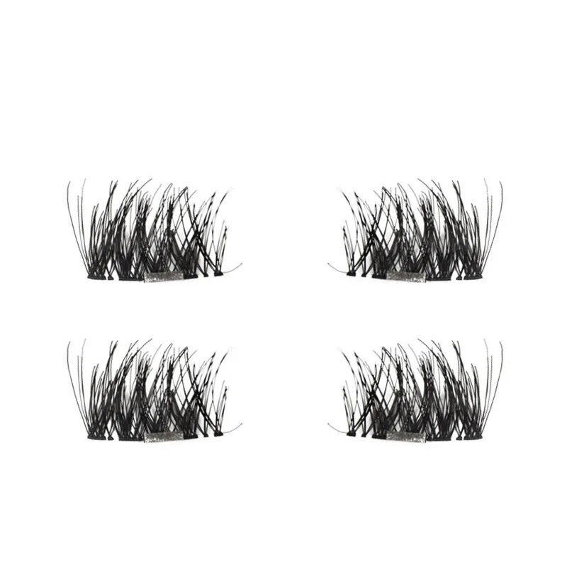 4 шт./2 пары накладные ресницы с магнитом|fake eye lashes|false eyelasheseye lashes |