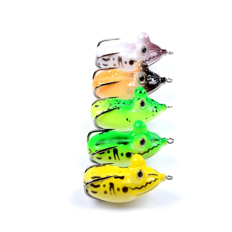Гром лягушка 11 6 г Лягушка приманка поверхность искусственная Мягкая силиконовая