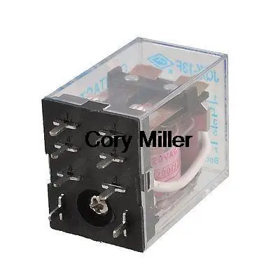 JQX-13F2ZA AC 220V Катушка 10A 240VAC 28VDC 8 Pin DPDT реле общего назначения