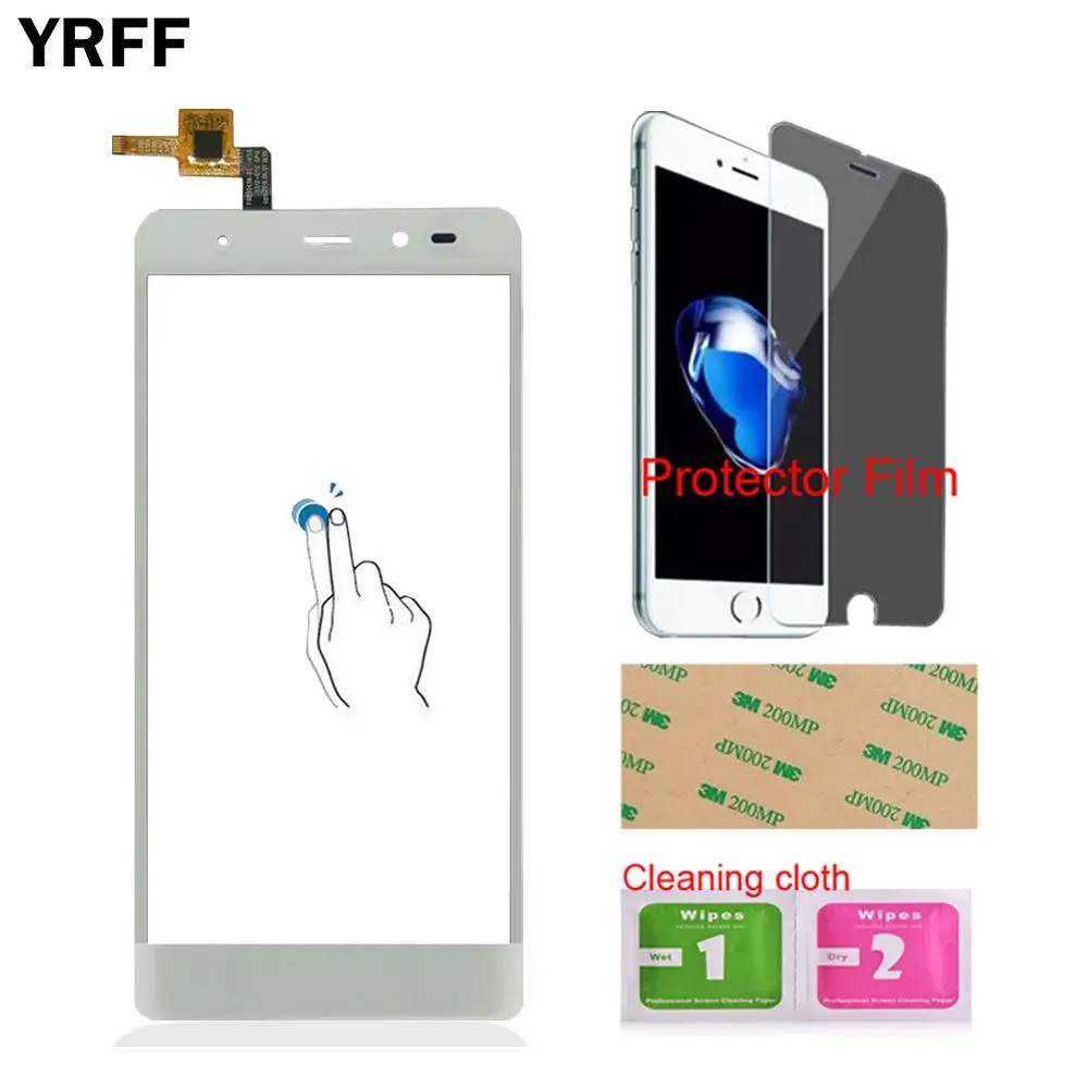 YRFF Переднее стекло для телефона Leagoo T1 сенсорный экран дигитайзер панель
