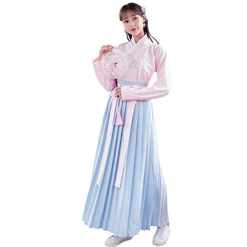 Этнические элементы Hanfu Женская Фея Китайский элегантный свежий Улучшенный