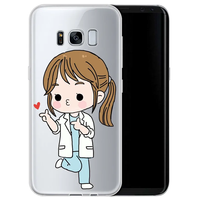 TPU Испанский мультфильм медицина Доктор Медсестры Новые поступления чехол для samsung Galaxy S6 S7 S8 S9 PLUS Edge NOTE 8 9 - Цвет: TPU