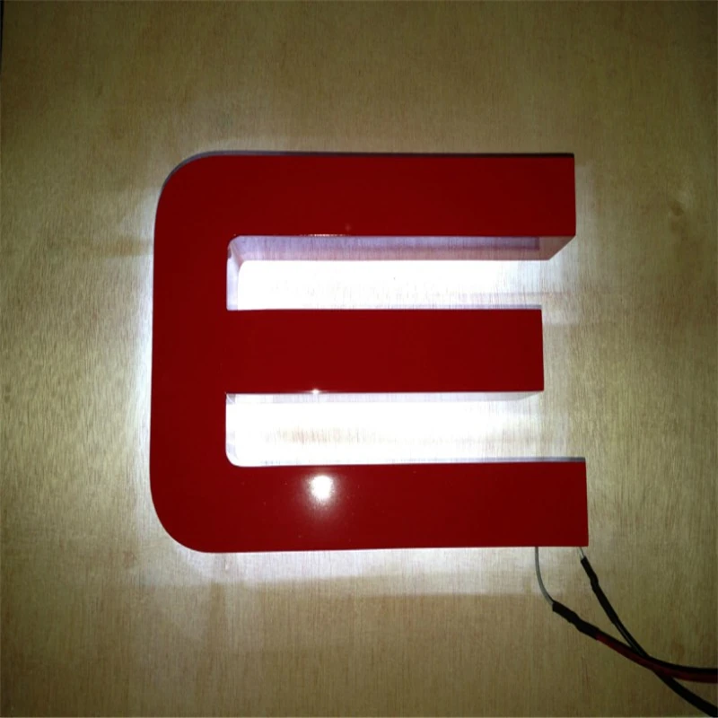 

Factory Outlet Stainless steel led backlit channel letter sign