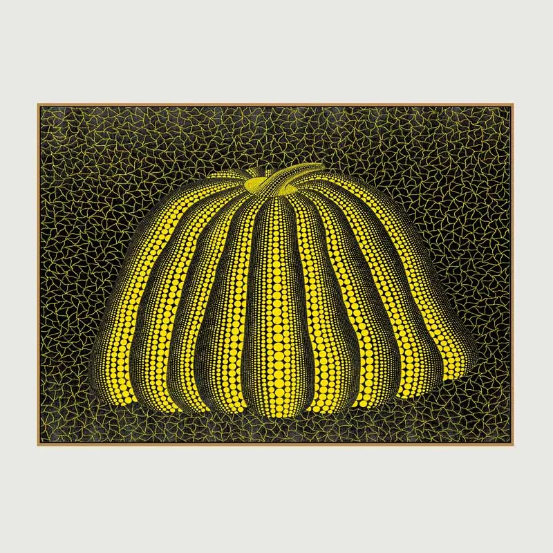 Самоотверженное искусство Yayoi Kusama Холст Искусство красная тыква печатная картина маслом на холсте настенная живопись для домашнего декора Настенная картина