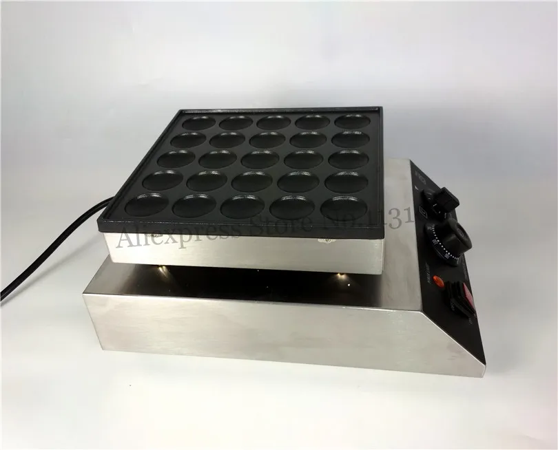 Мини Гриль для блинов 950 Вт 25 отверстий|cooking surface|mini pancakes machinedutch pancake machine |