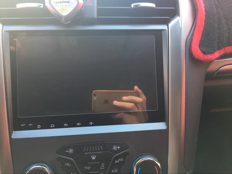 Автомобиль закаленное стекло ЖК экран наклейка DVD GPS Мультимедиа Защитная пленка