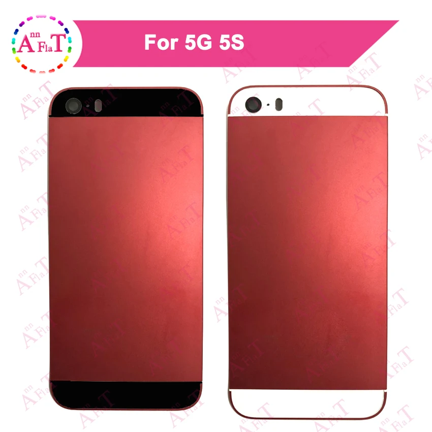 AAA задняя средняя рамка Шасси полная для IPhone 5 5G 5S Корпус в сборе крышка батареи задняя дверь с гибким кабелем
