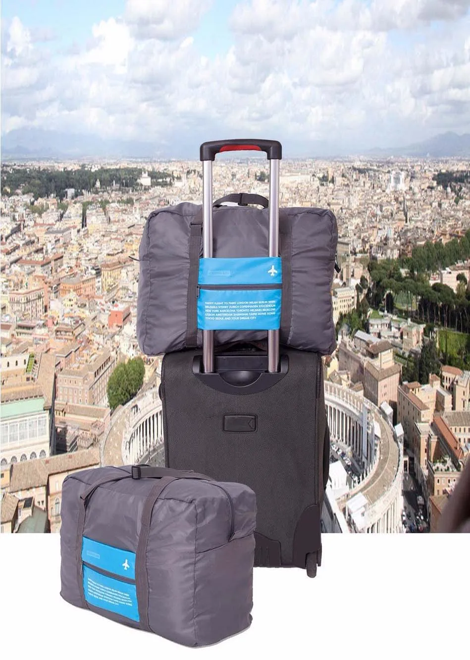 Водонепроницаемая дорожная сумка Большая вместительная для хранения Женская