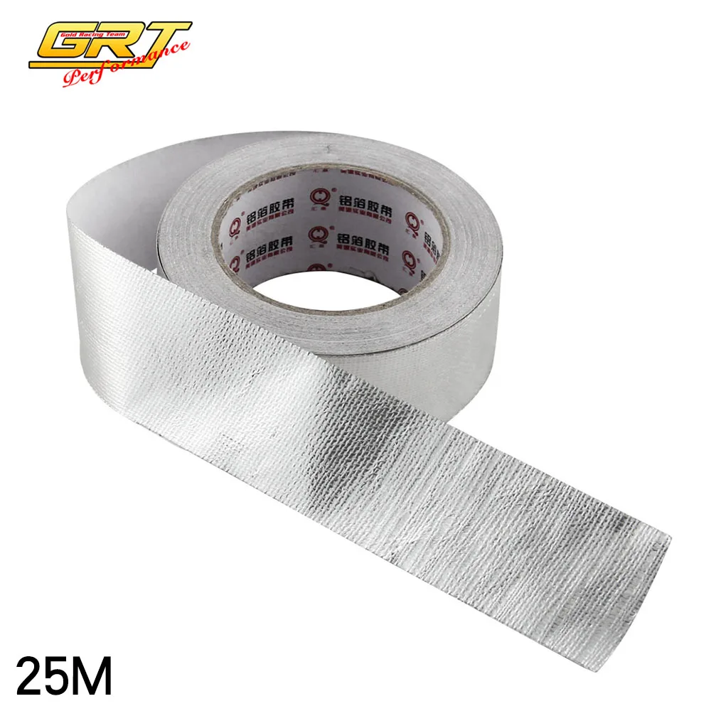 Выхлопная пленка из алюминиевой фольги рулон 2 &quotx 25 метров самоклеящаяся