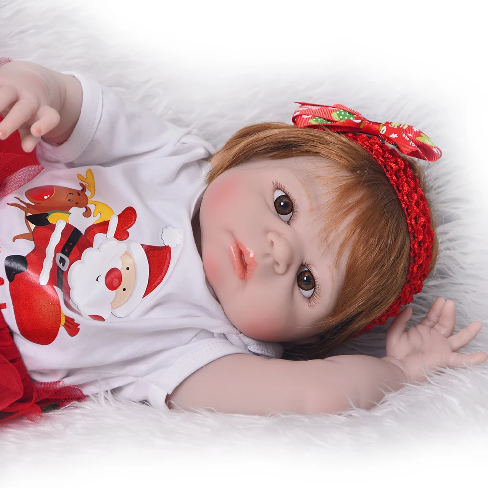 Кукла Bebes Reborn 57 см Rebon Princess victoria Girl силиконовая кукла reborn baby игрушки подарок для