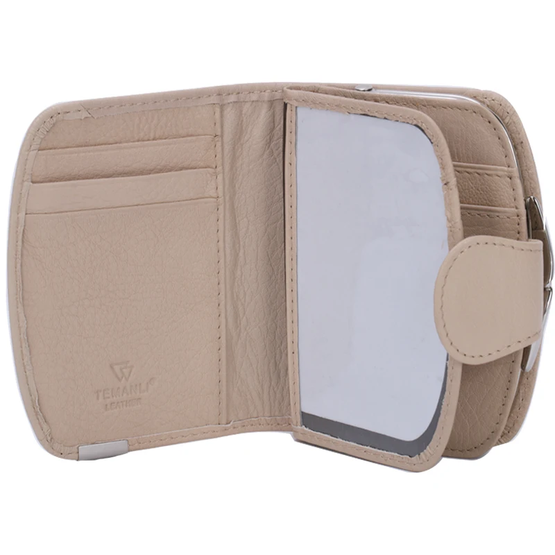 Оптовая продажа женский короткий кошелек из натуральной кожи Модный