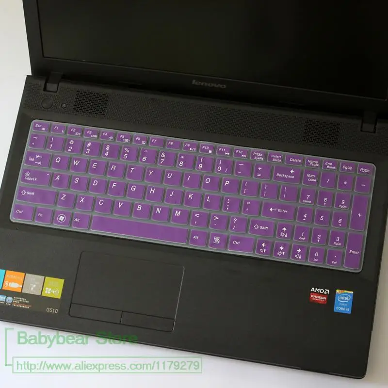 Силиконовый чехол для клавиатуры Lenovo Ideapad 15 6 дюйма защитный Z50-75 500-15 500 Y700 2016 год 2019
