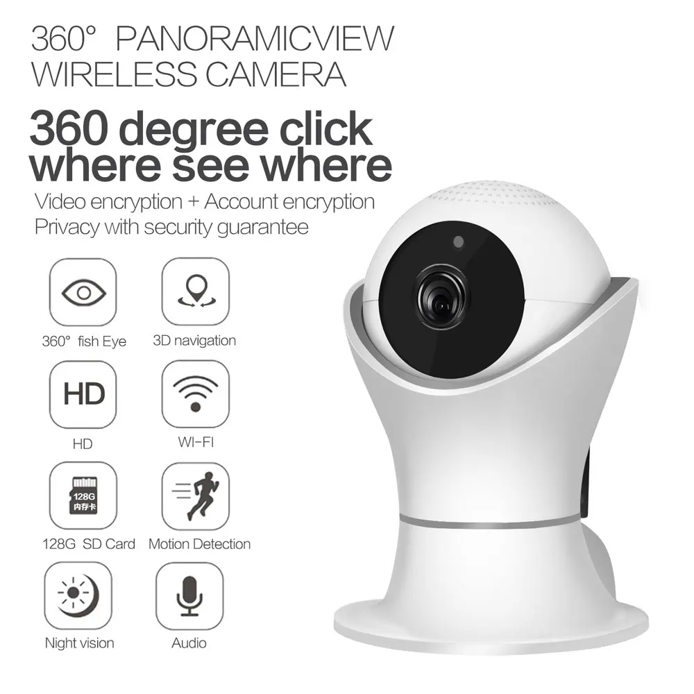 HKIXDISTE IP камера 1080P WiFi беспроводная мини безопасности Домашний Детский монитор IR-CUT