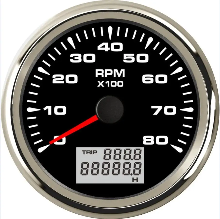 1 предмет Новинка Тип 0 8000RPM Тахометр измерительные приборы модификации 85 мм ЖК