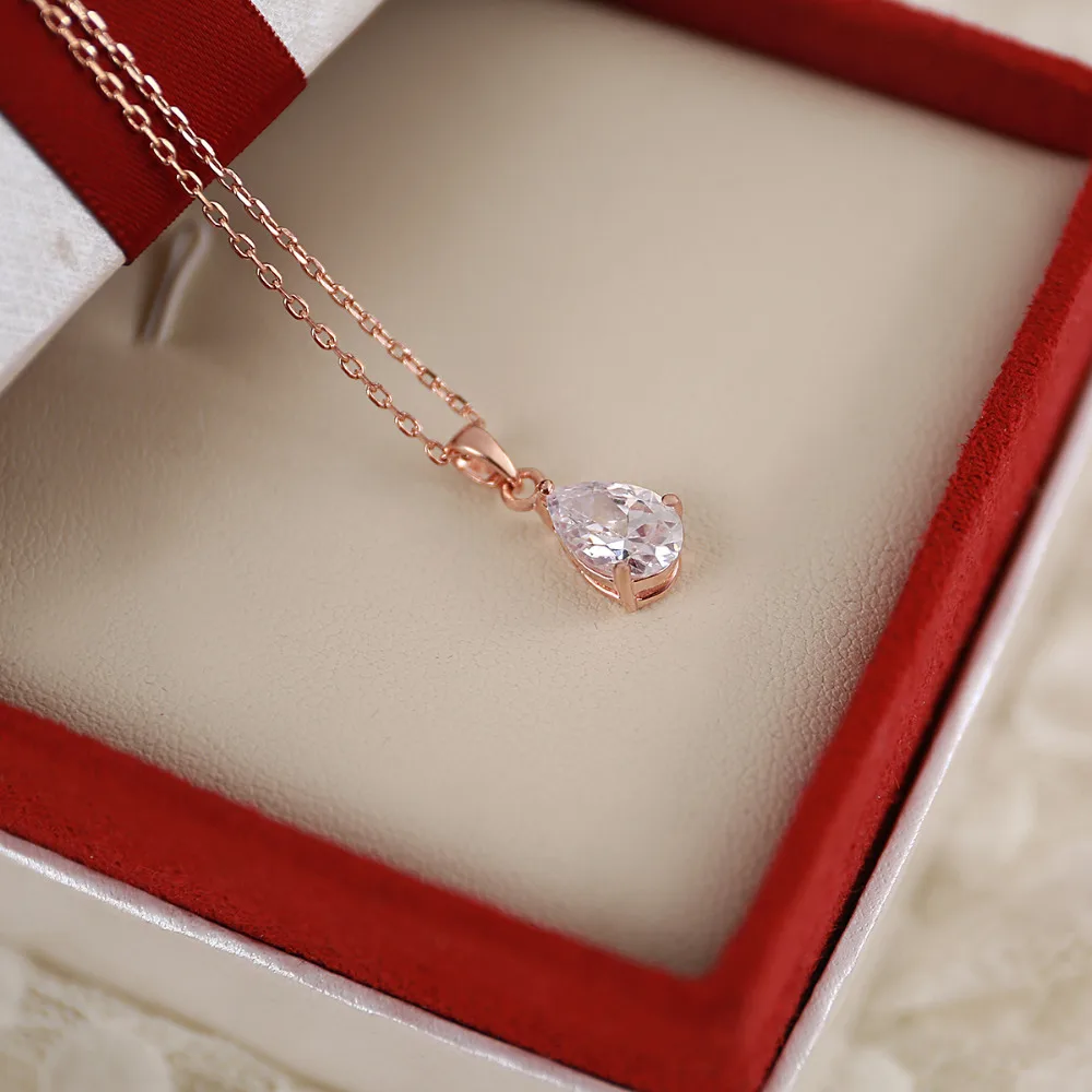 Романтический Water Drop Австрия Кристалл Невесты Свадебные Ювелирные Изделия