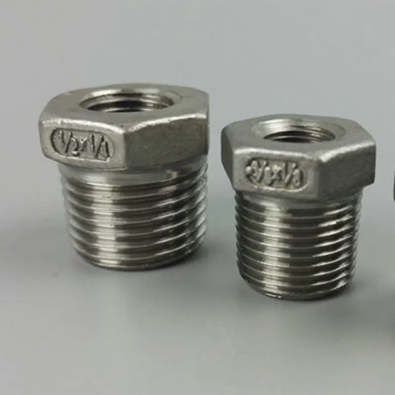 3/4 &quotдо 3/8&quot BSP Втулка с резьбой заливка 304 сердечник из нержавеющей стали