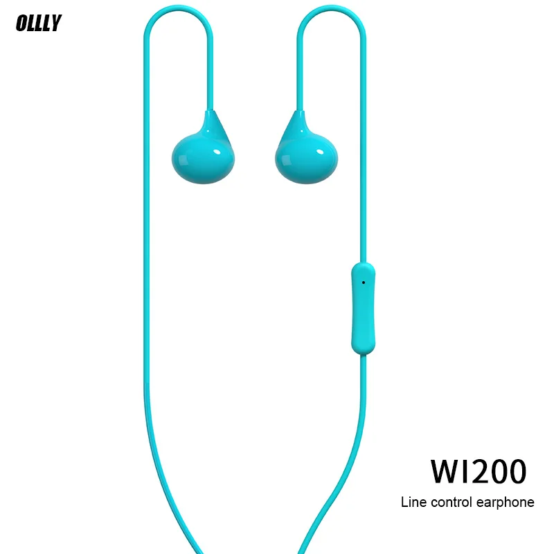 Модный тренд WI200 candy line control мобильный телефон гарнитура для Apple проводная с