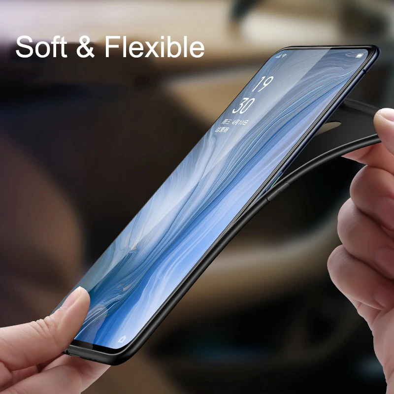 Чехол MUCHI для OPPO Reno 10x ZOOM простой тонкий матовый Мягкий силиконовый чехол 5G 2019 |
