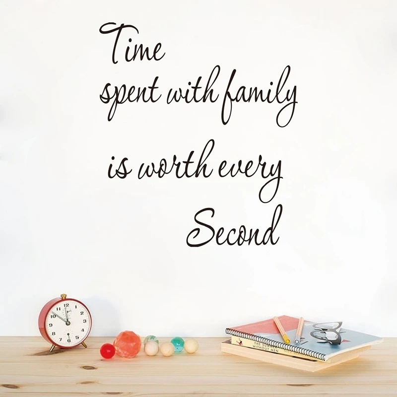 Настенный стикеры семейные-время проведенное с семейной стены искусства