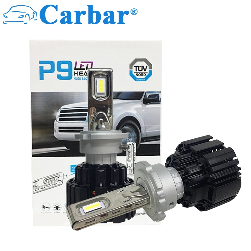 Carbar# P9 светодиодный D1S D2S D3S D4S лампы для передних фар Высококачественная светодиодная микросхема все в одном Conversion Kit 50 Вт 6800LM D1/D2/D3/D4 Универсальный