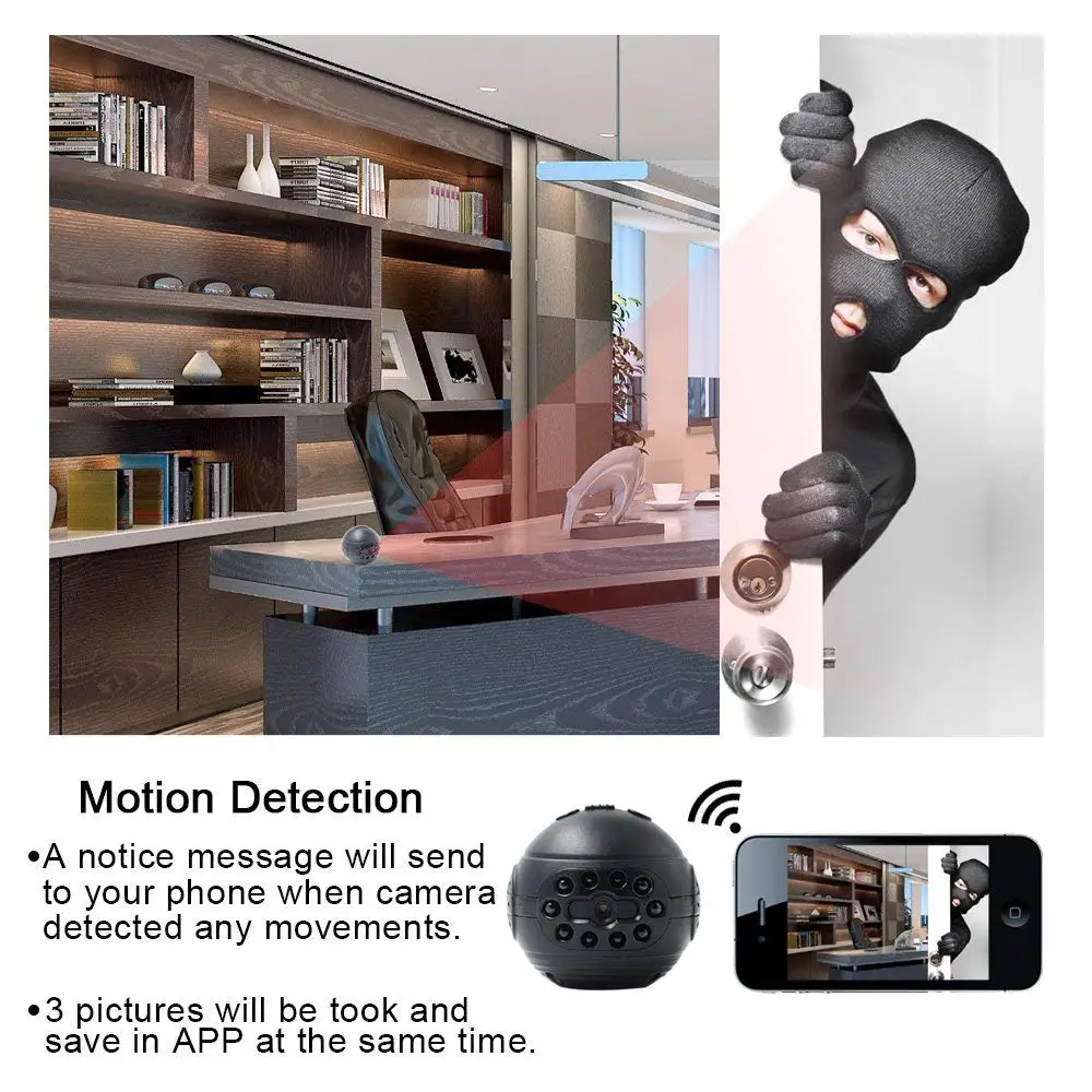 HYUCHON 1080P WiFi мини камера 813 IP домашняя беспроводная камера/детский монитор/няня с