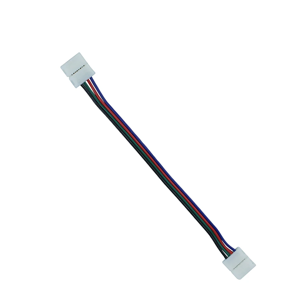 5 шт. 10 мм 4 контактный разъем для светодиодной ленты 5050 RGB|4 pin pcb connector|pcb wire connector4