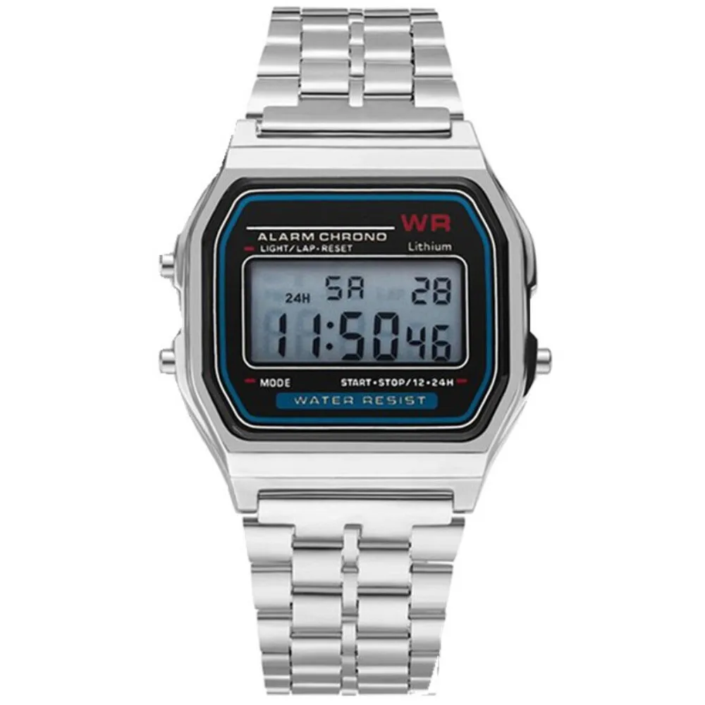 LED Digital Waterproof Quartz Wrist Watch Dress Golden Wrist Watch Women Men Relogio Masculino Watch Reloj Hombre Bayan Kol