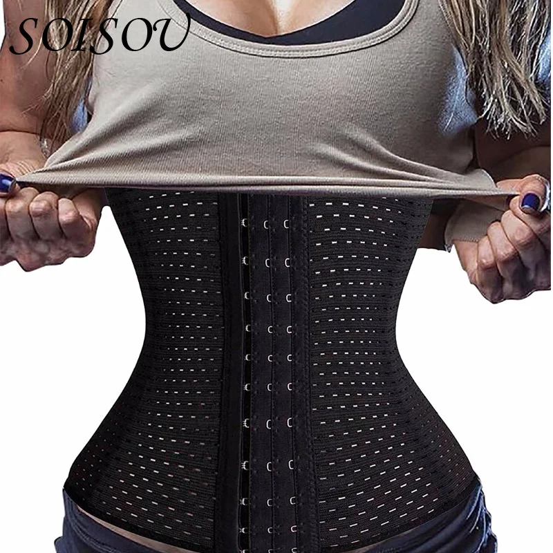 SOISOU 6XL Корсет утягивающий корсет моделирующий боди с поясом женский корректирующий пояс Корректирующее белье Cinta modeladora