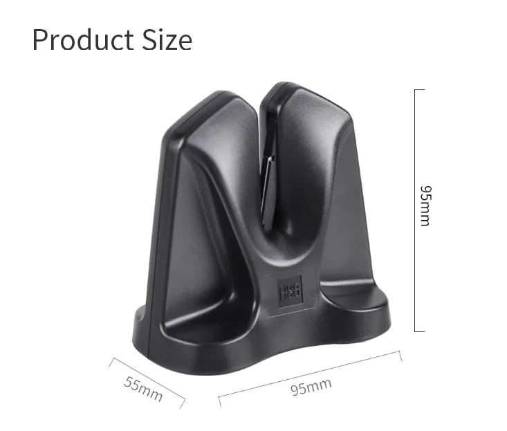 Xiaomi Huohou Вольфрамовая сталь точилка для кухни с одной головкой точилка Камень для дома Многофункциональный кухонный инструмент для заточки