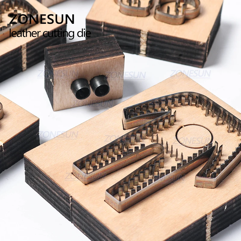 ZONESUN изготовленный по индивидуальному заказу высечка для кожи кольцо ключей