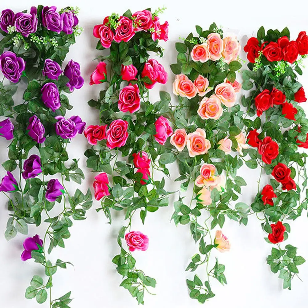 Искусственные цветы 2 м украшения для вечеринок розовые красные желтые белые