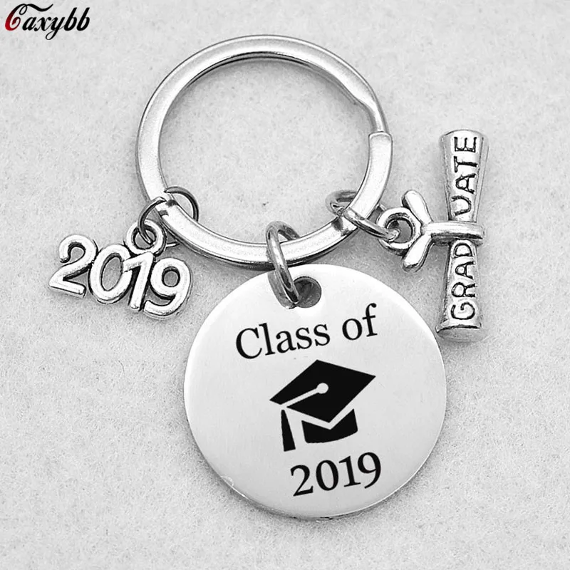 

My Story Is Just Beginning Graduation Day Keychain Class of 2019 Keychain Creative Steel Keychain Classmates Friendship Gift