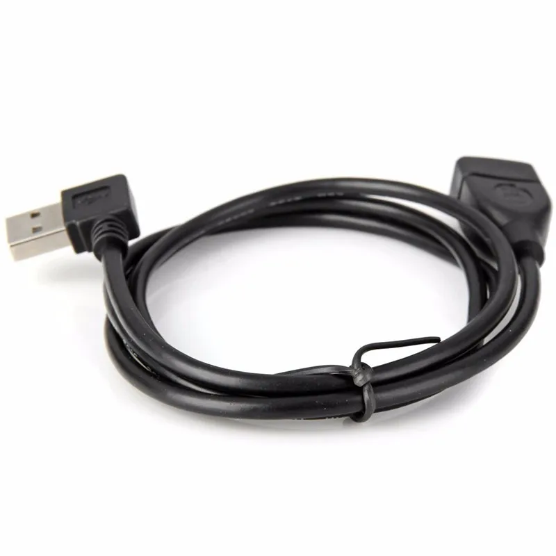 Высококачественный Реверсивный дизайн 100 см/1 м USB 2 0 Левый и правый угловой 90