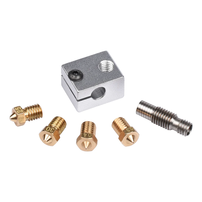 3D V6 Bowden Экструдер J head Hotend экструдер 1 75/3 мм нить 0 2/0 3/0 4/0 5 сопло с вентилятором PTFE