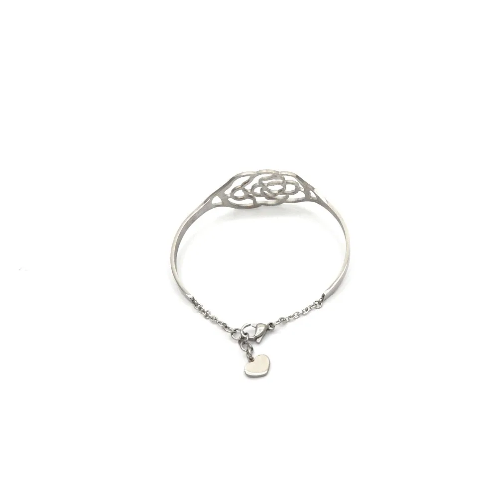 Bijoux femme оптовая продажа Нержавеющая сталь нежный для женщин браслет серебряные