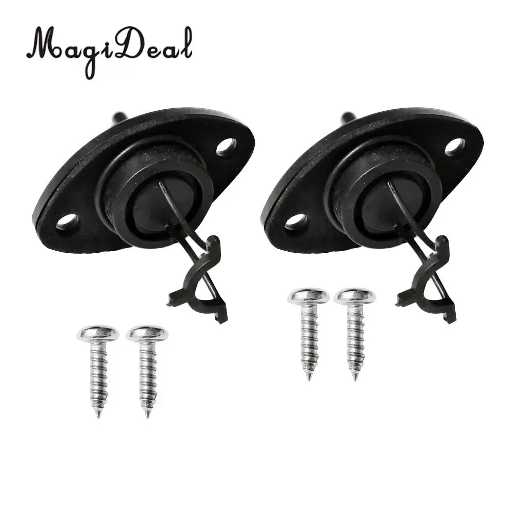 MagiDeal High Quality 1Pair Thread Drain Plug Bung With Screws for Dinghy Kayak Canoes Rowing Boat Surfing Water Sport Accessory | Спорт и