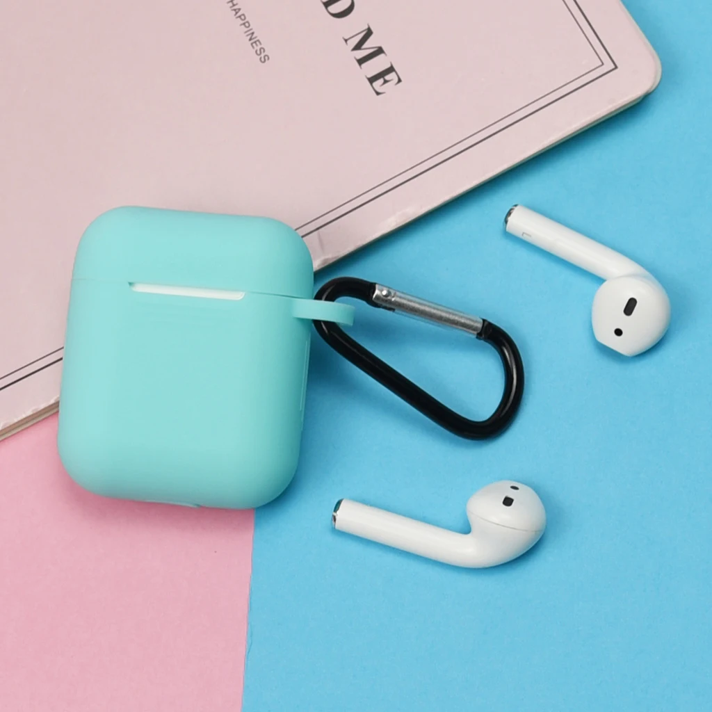2 Мягкий силиконовый чехол для Apple Airpods, чехол для зарядки, защитный чехол для Airpod Air pods Prtotector, разноцветный чехол - Цвет: 2